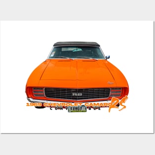 1969 Chevrolet Camaro RS Convertible Posters and Art